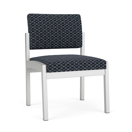 Lesro Lenox Armless Guest Chair, 22.5 in W 24.5 in L 32 in H LS1102